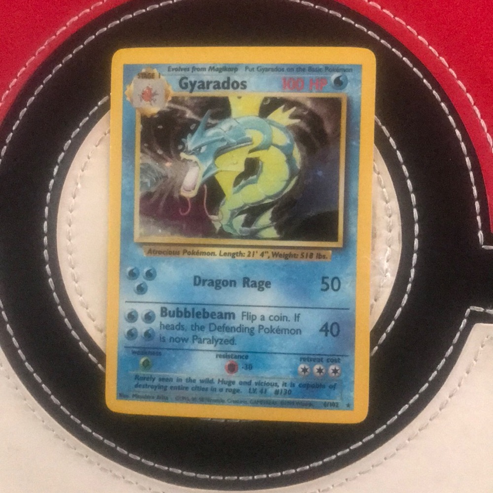 Pokemon Base Set Gyarados #6 unlimited